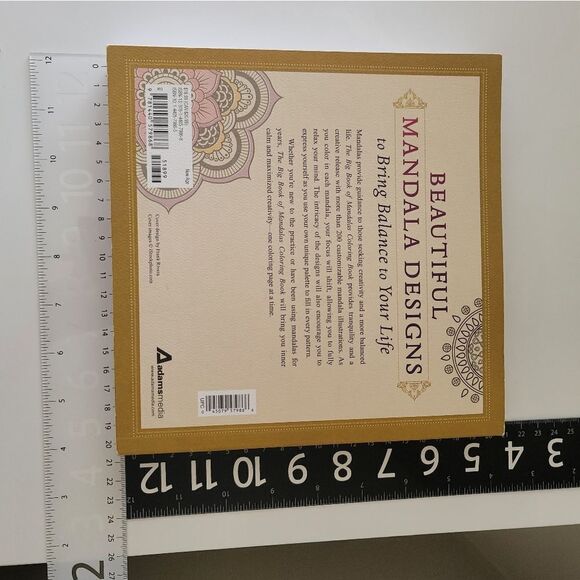 Coloring Book Mandalas Geometric Shapes #0360 - Picture 10 of 13